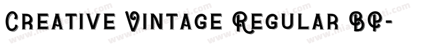 Creative Vintage Regular BP字体转换